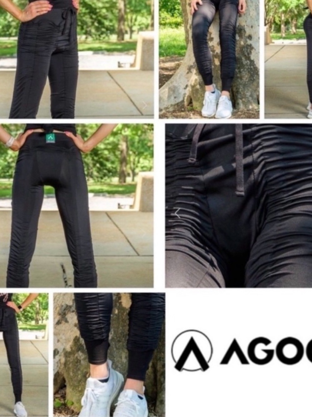Black Agogie Resistance Leggings